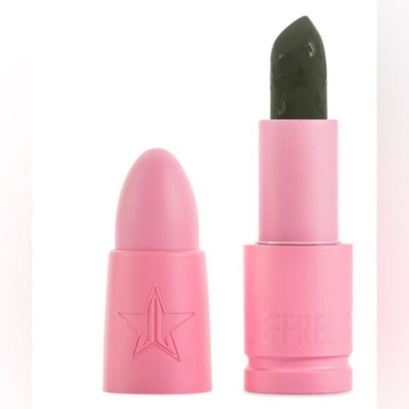 JEFFREE STAR - NWT- Velvet Trap Matte Lipstick in “So Jaded” - Dark Green/Gray - Picture 2 of 12